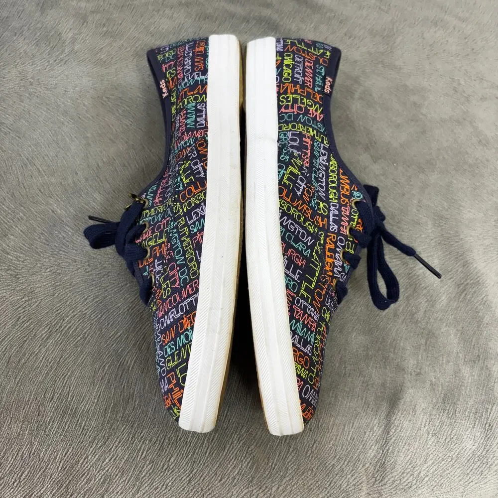 Taylor Swift TS 1989 World Tour Collection Keds Womens US 8 Tour Shoe City Names